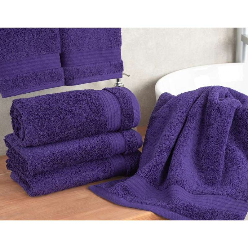 Cotton Paradise Hand Towels for Bathroom, 100% Turkish Cotton 16x28