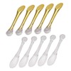 Healeved 10pcs Eye Cream Applicator Spoons Reusable Face Spatulas for