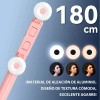 1.8m Tripie Palo Selfies Stick Bluetooth Control Remoto 2led