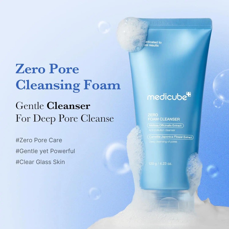 medicube Facial Cleanser Zero Foam Cleanser | Daily Gentle Cleansing