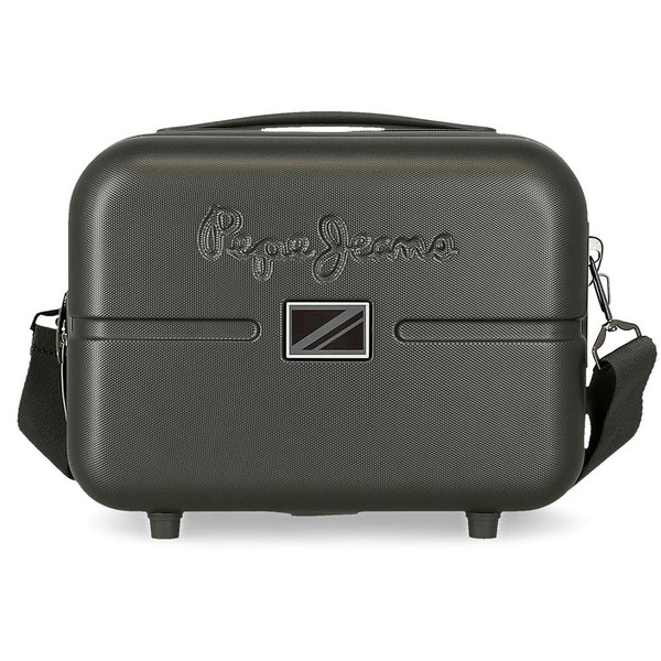 Pepe Jeans Accent Adaptable Toiletry Bag with Shoulder Strap Black