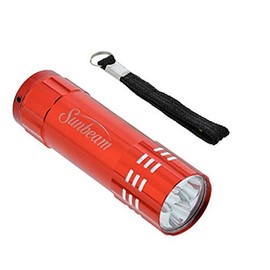 Travel Sized Sunbean LED Flashlight (Red)