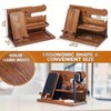 Multi-functional Wooden Telephone Extension Base Father's Gift Bedside Table Desktop