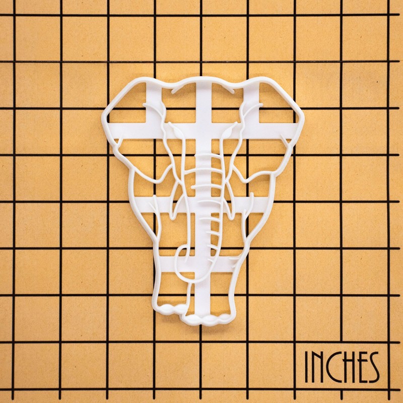 BAKERLOGY Mother Elephant Cookie Cutter - Detailed Cookie Cutter Design