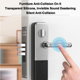 Clear Furniture Bumpers Silicone Rubber Wall Protector from Chair Back Rail Adhesive Chair Wall Protector for Door Knobs, Washer Door, Shower Door, Cabinet Door, Car Door Guards Edge