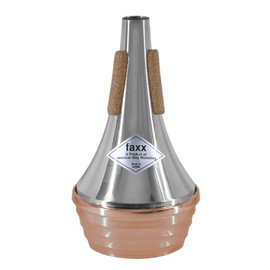 FAXX 102 Mute Trumpet Straight Aluminum & Bottom Copper Fax