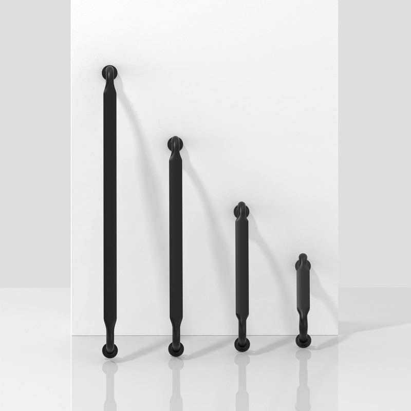 Asimerdeco 10 Pack Matte Black Cabinet Pulls 6.3 Inch(160mm) Kitchen