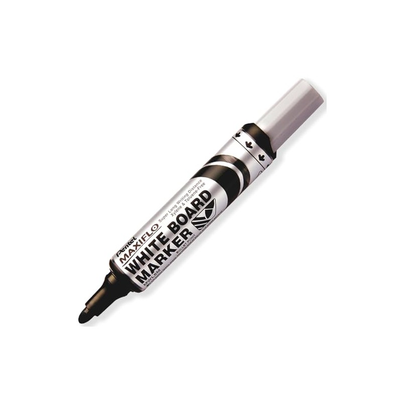 Pentel Maxiflo Whiteboard Marker Pen - Fine & Medium Bullet