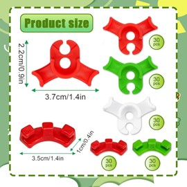 Tadpolez Pack of 150 plant benders, plant training bending clips, plant growth bender, 90 degree plant bender, plant bending clips, for bending plant trunks and changing the direction of growth