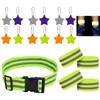 DALAETUS 17 Pcs High Visibility Bands Set, Elasticated Armbands with