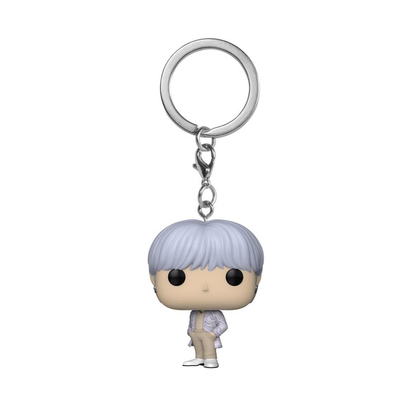 Funko Pop! Keychain: BTS - Suga Novelty Keyring - Collectable Mini Figure - Stocking Filler - Gift Idea - Official Merchandise - Music Fans - Backpack Decor