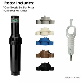 K-Rain ProSport Rotor with Check Valve 4 in. 14003 Pro Sprinkler Head Nozzle Key