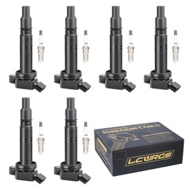 Set of 6 Ignition Coil Pack and Spark Plugs Fits for 4.0 V6 2005-2015 Toyota Tacoma, 2007-2009 Toyota FJ Cruiser, 2003-2009 Toyota 4Runner, 2005-2011 Toyota Tundra Coil Packs Spark Plugs UF495 5C1419