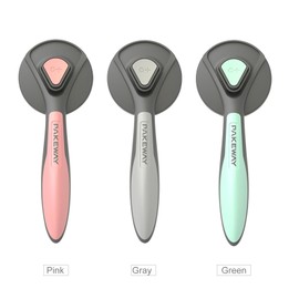 Cat Self Cleaning Slicker Brush Dog Brush Pets Push Hair Comb Pet Grooming Tool Stainless Steel Pins for Shedding and Grooming