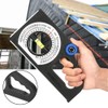 Engineering Inclinometer, Universal Slope Measuring Ruler Multifunction Angle Meter Gauge