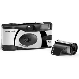 Praktica Single Use Disposable Camera 27 Shots Black & White Film for weddings, gatherings, travel & more