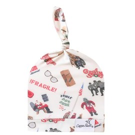 Copper Pearl Baby Beanie Hat Top Knot Stretchy Soft A Christmas Story