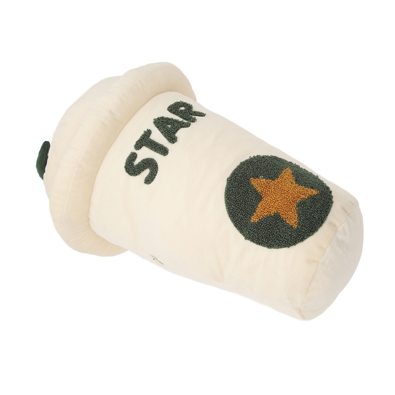 35cm Soft Plush Pillow Toy Cute Coffee Cup Shaped Stuffed