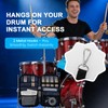 Drum Stick Bag with Hanging Hook,Drumsticks Bags with Adjustable Shoulder