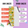 Yellow Wrapping Paper - 6 Sheets Recyclable Wrapping Paper for