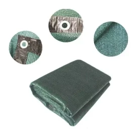 RASCHEL Malla Sombra 4x3 Mts, 90% Verde Raschel *listo Para Colocar*