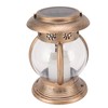 Brass Color Courtyard Solar Powered Hanging Lantern Light IP44 Waterproof
