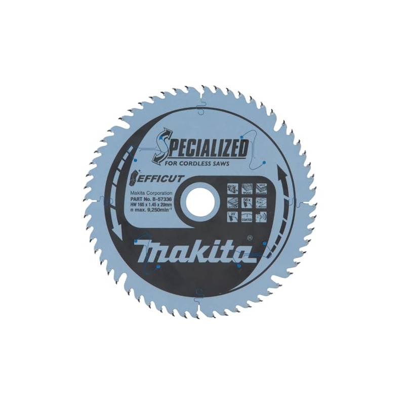 Makita B-57336 TCT Efficut Saw Blade 165x56T
