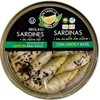 Grilled Catch Wild-Caught Baltic Brisling Sardines (Sprats) in Olive Oil