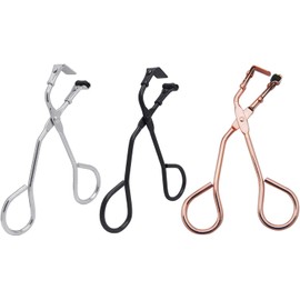 Eyelash Curler with Refill Pads, No Pinching, Mini Eyelash Curler, Fits All Eyelash Shapes, Eyelash Curler with Refill Pads, Make-Up Brushes and Accessories