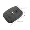 DOITOOL 2pcs Tripod Plate Mount Adapter Quick Release Tripod Attachment