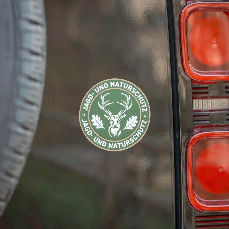 Hunting Sticker Premium Film "Hunting and Nature Protection" Roebuck with