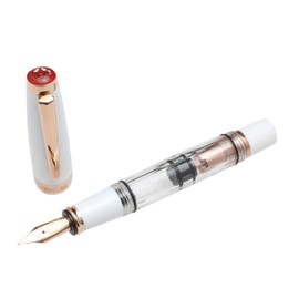 Twisbee Diamond Mini Fountain Pen White Rose Gold 2