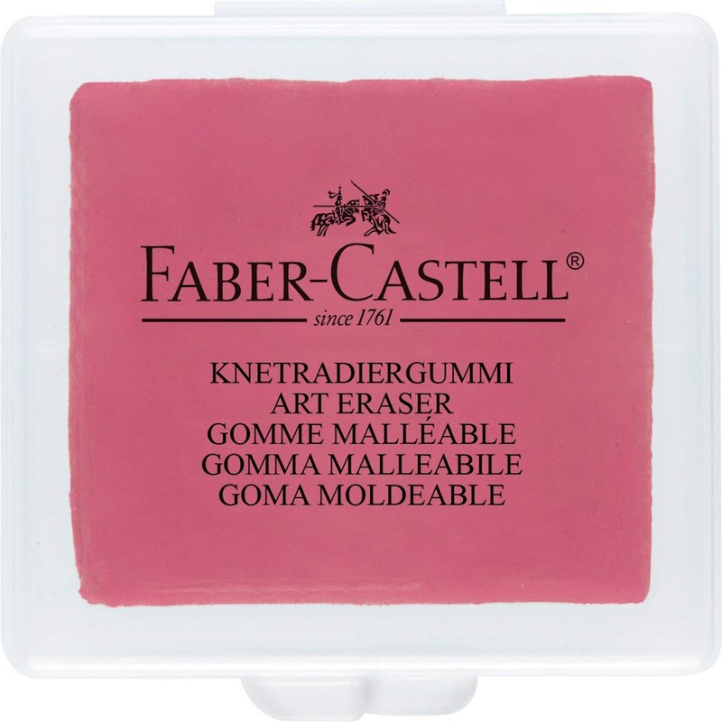 Faber-Castell - Art Eraser Eraser (Random Colour in Yellow, Red