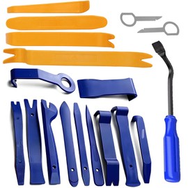 GZGRYTRC 24PCS Car Trim Removal Tool Kit, car trim removal tool for Dashboard, Door Panel, Fastener & Molding – Non-Scratch Trim Removal Tools for Interior Detailing & Repair