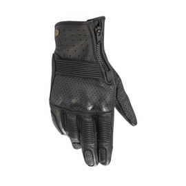 Alpinestars Motorcycle Gloves Black (Size: M) RAYBURN v2 Leather Gloves
