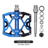 MZYRH Mountain Bike Pedals, Ultra Strong Colorful CNC Machined 9/16"