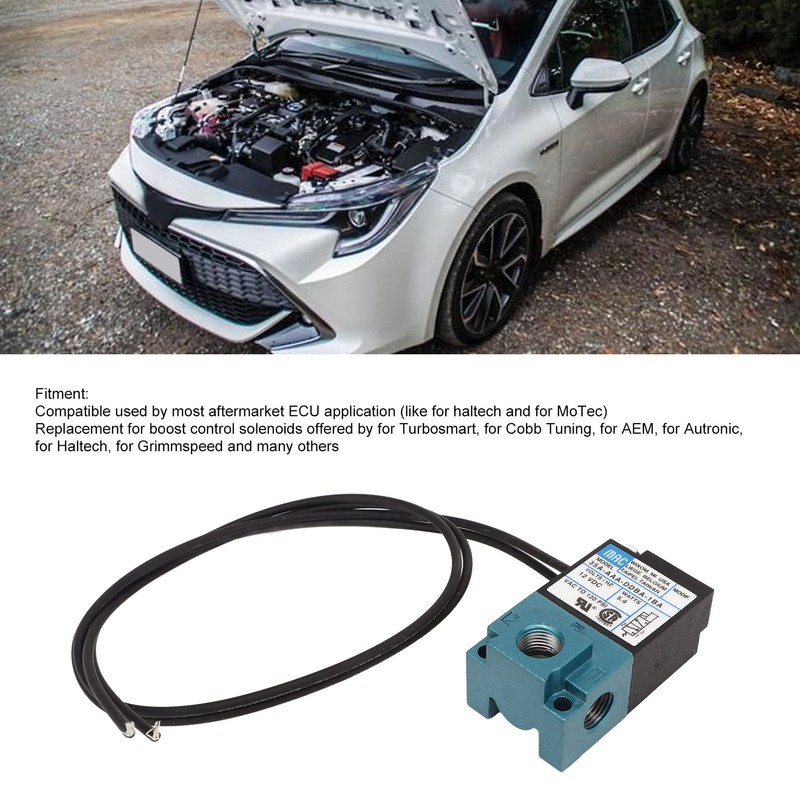 3 Port 12V 5.4W Boost Control Solenoid Valve 35A AAA