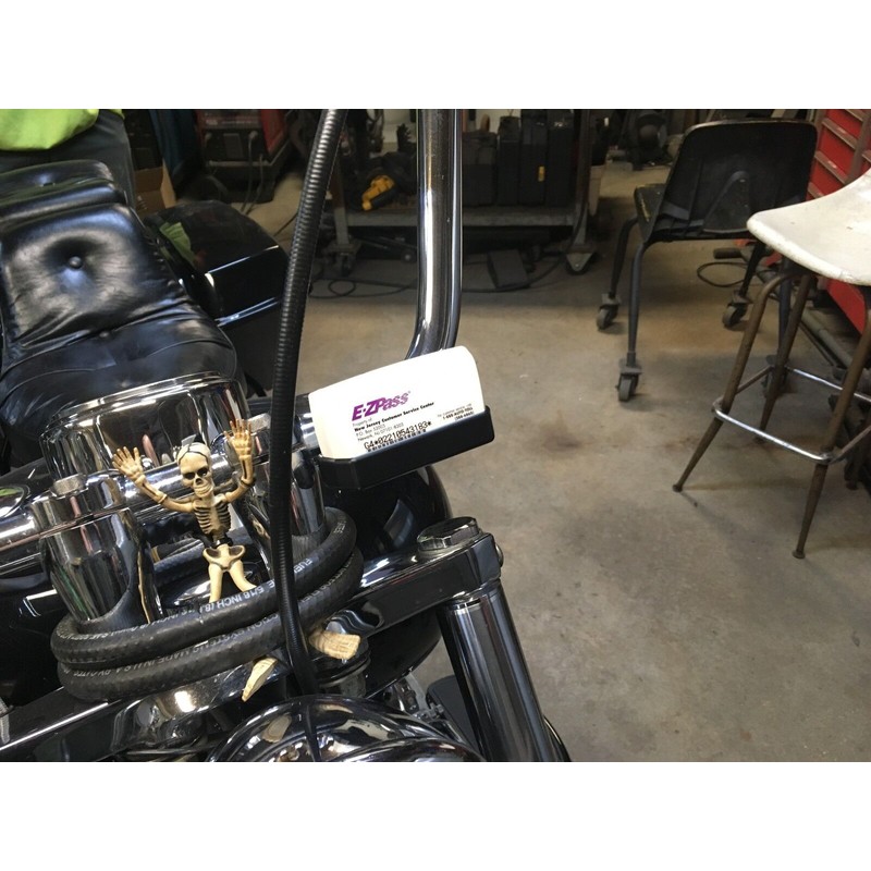 EZ Pass Motorcycle Holder handle bar clamp 1 inch