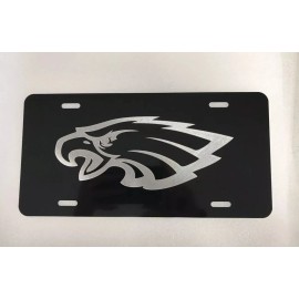 BLVD Philadelphia Eagles LOGO Car Tag Diamond Etched on Aluminum License Plate