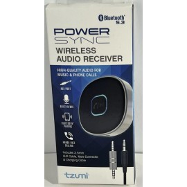 Tzumi power sync wireless audio receiver Bluetooth 5. New