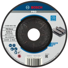 Bosch 2608603182 Standard for Metal Grinding disc with Depressed Centre
