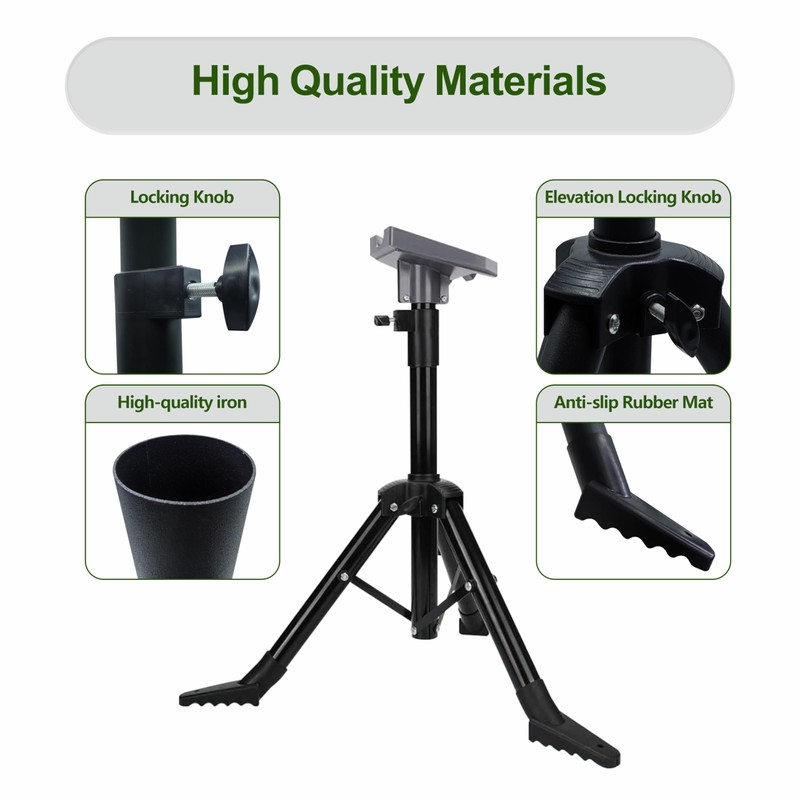 Gen 3 Starlink Tripod Stand with Pipe Adapter, Compatible with