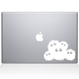 The Decal Guru Fuzzies MacBook Decal Vinyl Sticker - 15" MacBook Pro (2016 & Newer) - White (1223-MAC-15X-W)