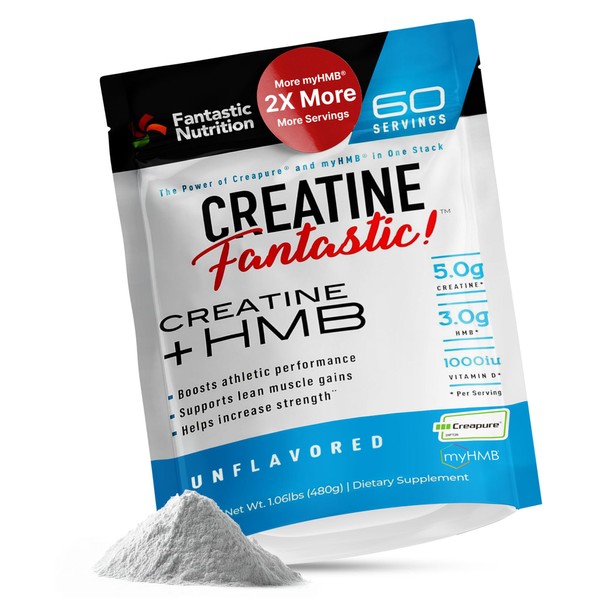 Fantastic Nutrition German Creatine + HMB Powder – 5g Creapure