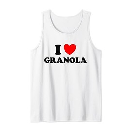 I Love Granola Funny Chunky Healthy Muesli Cereal Hippy Food Tank Top