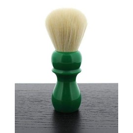 Yaqi Cashmere Synthetic Shaving Brush, Dandelion Green Handle, 24mm