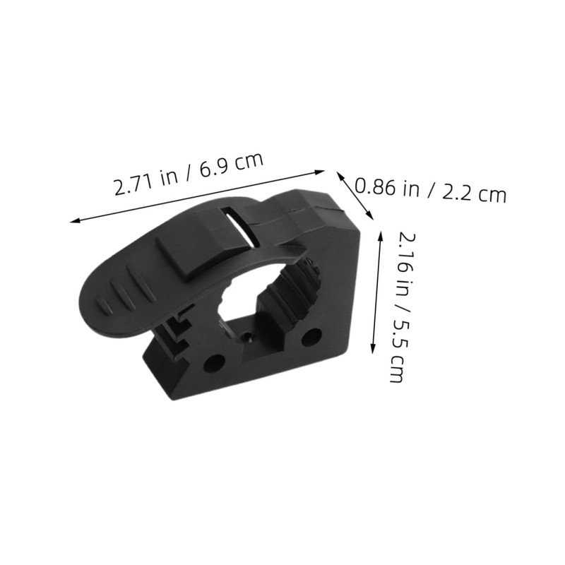Ipetboom 2pcs Adjustable Quick Release Rubber Pole Clamp Grip for