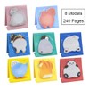 8 Pads 240 Sheets, Cute Sticky Notes Set, Sheets Cute