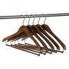 Quality Hangers Wooden Hangers Beautiful Sturdy Suit Coat Curved Hangers