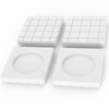 DEWEL Anti-Vibration Rubber, Washing Machine, Vibration Reducing, Natural Rubber, Anti-Slip,